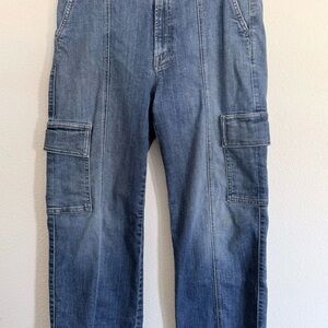 MOTHER Denim Cargo Ankle Jeans